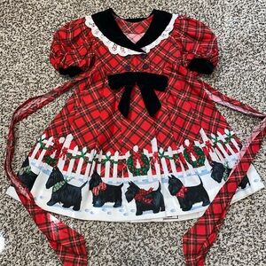 Daisy Kingdom | Dresses | Vintage Daisy Kingdom Collection Tartan Terrier Christmas  Dress | Poshmark
